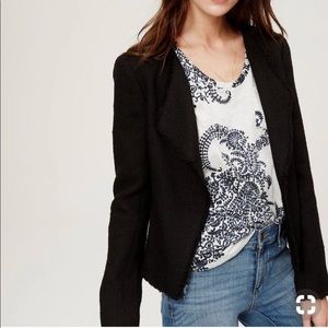 LOFT Black Tweed Blazer